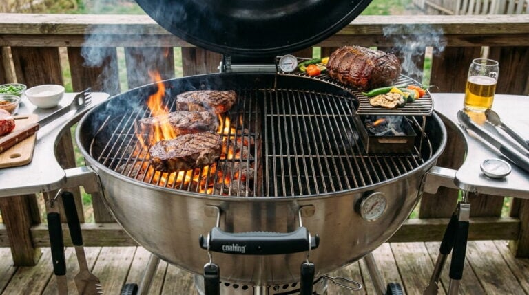 So baut August zwei Hitzezonen im Grill und behält den Rauch im Griff 2 So baut August zwei Hitzezonen im Grill und behält den Rauch im Griff